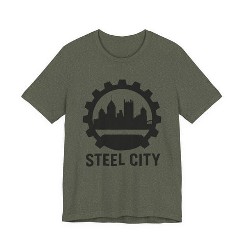 Steel City Gear Skyline - Unisex Jersey Short Sleeve Tee T-Shirt - YinzerShop