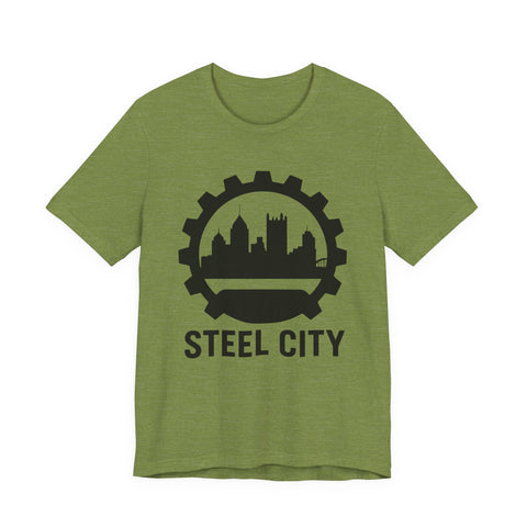 Steel City Gear Skyline - Unisex Jersey Short Sleeve Tee T-Shirt - YinzerShop