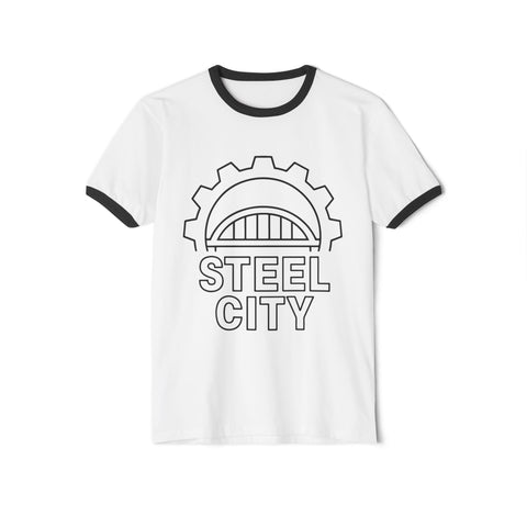 Steel City Gear - Unisex Cotton Ringer T-Shirt T-Shirt - YinzerShop