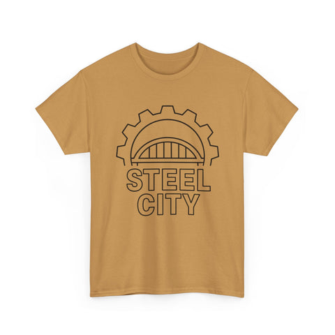 Steel City Gear - Unisex Heavy Cotton Tee T-Shirt - YinzerShop