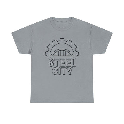 Steel City Gear - Unisex Heavy Cotton Tee T-Shirt - YinzerShop