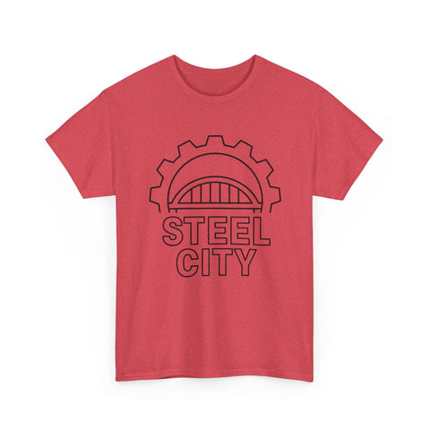 Steel City Gear - Unisex Heavy Cotton Tee T-Shirt - YinzerShop