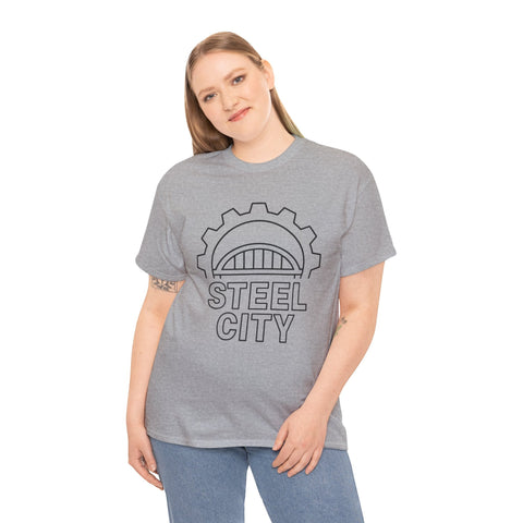 Steel City Gear - Unisex Heavy Cotton Tee T-Shirt - YinzerShop