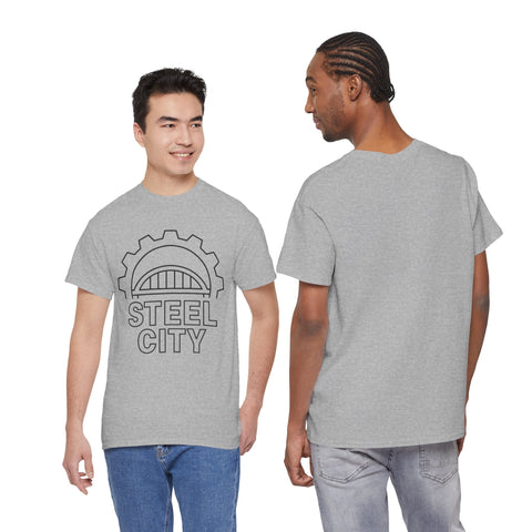 Steel City Gear - Unisex Heavy Cotton Tee T-Shirt - YinzerShop