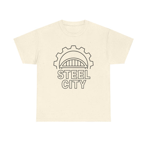 Steel City Gear - Unisex Heavy Cotton Tee T-Shirt - YinzerShop