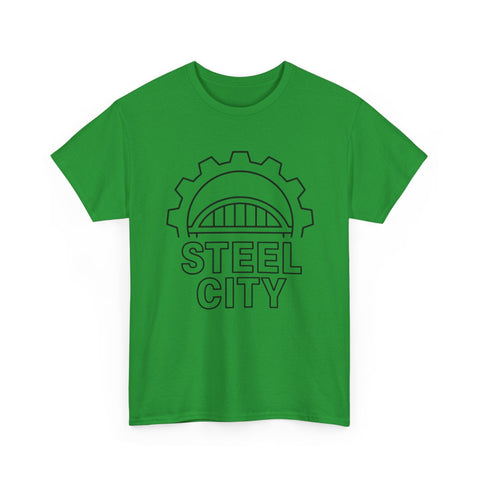 Steel City Gear - Unisex Heavy Cotton Tee T-Shirt - YinzerShop