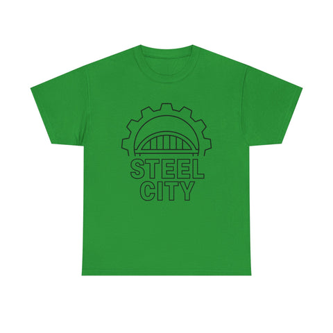 Steel City Gear - Unisex Heavy Cotton Tee T-Shirt - YinzerShop