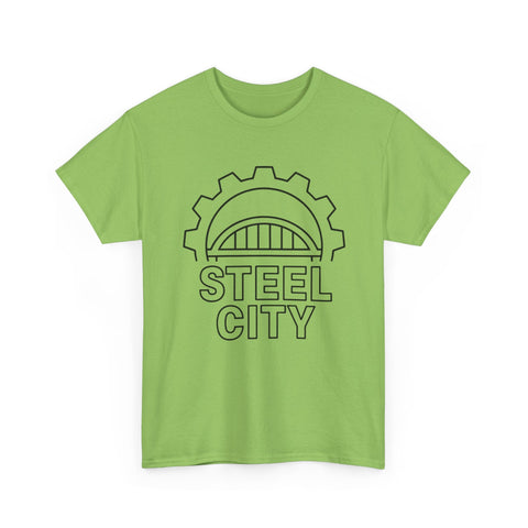 Steel City Gear - Unisex Heavy Cotton Tee T-Shirt - YinzerShop