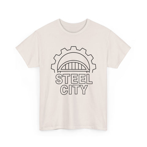 Steel City Gear - Unisex Heavy Cotton Tee T-Shirt - YinzerShop