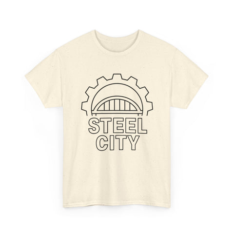 Steel City Gear - Unisex Heavy Cotton Tee T-Shirt - YinzerShop