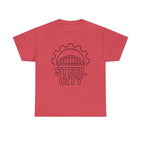 Steel City Gear - Unisex Heavy Cotton Tee T-Shirt - YinzerShop
