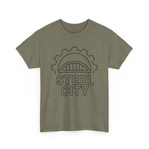 Steel City Gear - Unisex Heavy Cotton Tee T-Shirt - YinzerShop