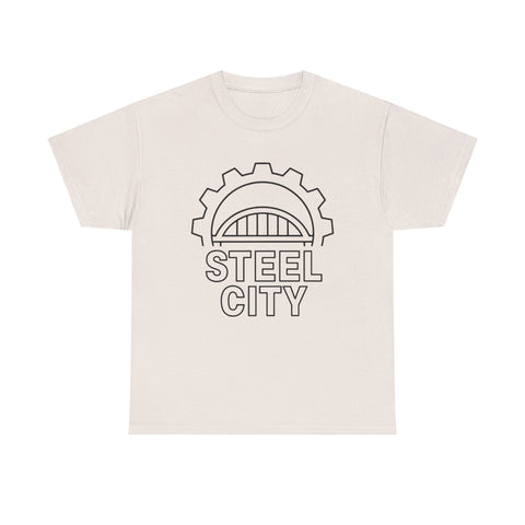 Steel City Gear - Unisex Heavy Cotton Tee T-Shirt - YinzerShop