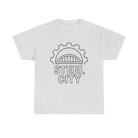Steel City Gear - Unisex Heavy Cotton Tee T-Shirt - YinzerShop