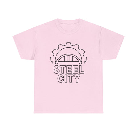 Steel City Gear - Unisex Heavy Cotton Tee T-Shirt - YinzerShop