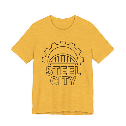 Steel City Gear - Unisex Jersey Short Sleeve Tee T-Shirt - YinzerShop