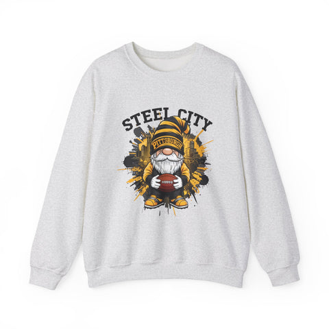 Steel City Gnome - Heavy Blend™ Crewneck Sweatshirt Sweatshirt - YinzerShop