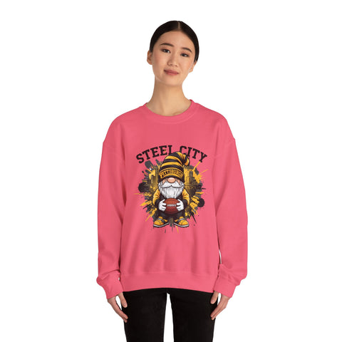 Steel City Gnome - Heavy Blend™ Crewneck Sweatshirt Sweatshirt - YinzerShop