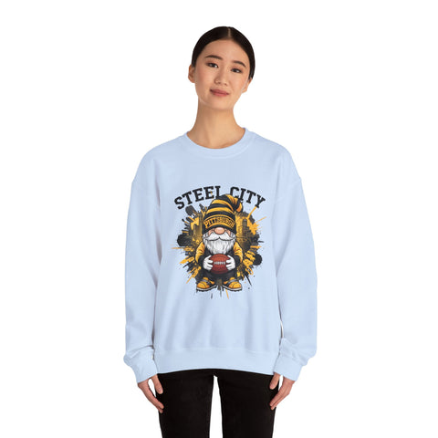 Steel City Gnome - Heavy Blend™ Crewneck Sweatshirt Sweatshirt - YinzerShop