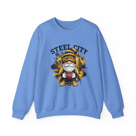 Steel City Gnome - Heavy Blend™ Crewneck Sweatshirt Sweatshirt - YinzerShop