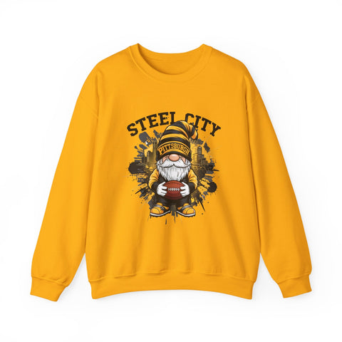 Steel City Gnome - Heavy Blend™ Crewneck Sweatshirt Sweatshirt - YinzerShop