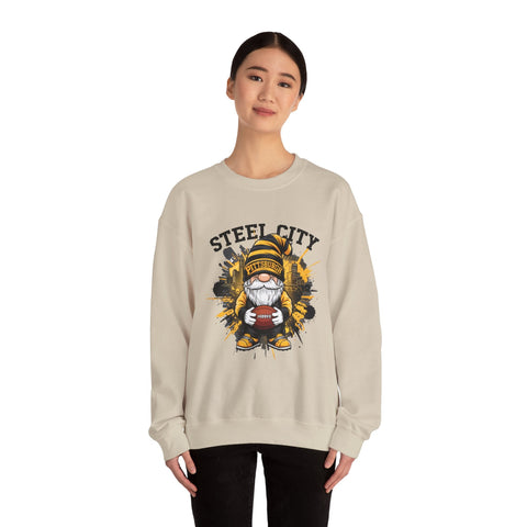 Steel City Gnome - Heavy Blend™ Crewneck Sweatshirt Sweatshirt - YinzerShop