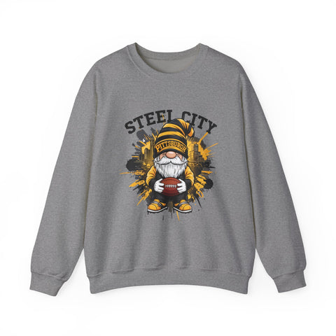 Steel City Gnome - Heavy Blend™ Crewneck Sweatshirt Sweatshirt - YinzerShop