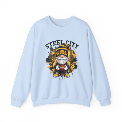 Steel City Gnome - Heavy Blend™ Crewneck Sweatshirt Sweatshirt - YinzerShop