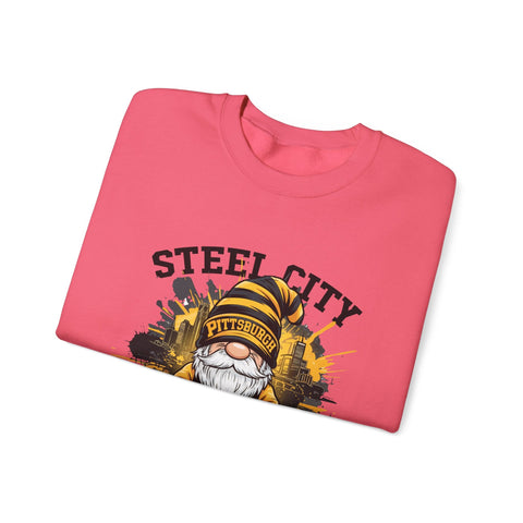 Steel City Gnome - Heavy Blend™ Crewneck Sweatshirt Sweatshirt - YinzerShop