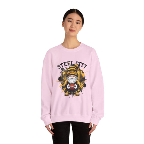 Steel City Gnome - Heavy Blend™ Crewneck Sweatshirt Sweatshirt - YinzerShop