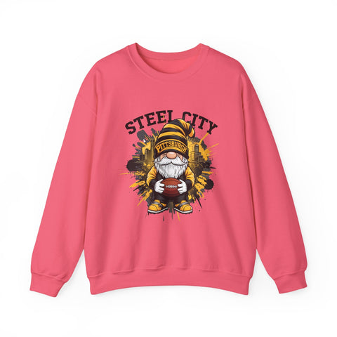 Steel City Gnome - Heavy Blend™ Crewneck Sweatshirt Sweatshirt - YinzerShop