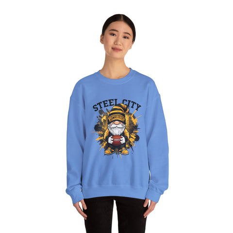 Steel City Gnome - Heavy Blend™ Crewneck Sweatshirt Sweatshirt - YinzerShop