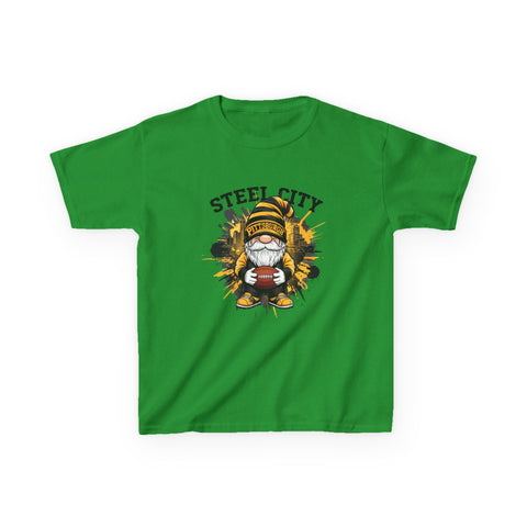Steel City Gnome - Kids Graphic T-Shirt Kids Apparel - YinzerShop