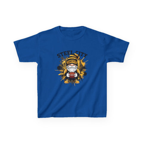 Steel City Gnome - Kids Graphic T-Shirt Kids Apparel - YinzerShop