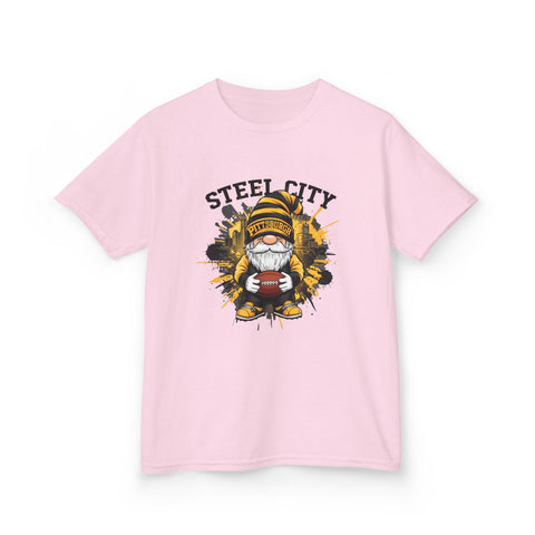 Steel City Gnome - Kids Graphic T-Shirt Kids Apparel - YinzerShop