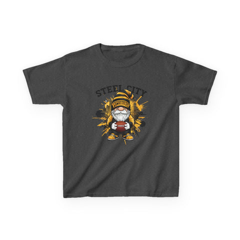 Steel City Gnome - Kids Graphic T-Shirt Kids Apparel - YinzerShop