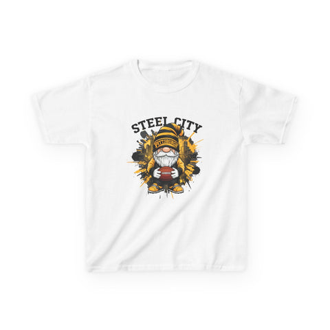 Steel City Gnome - Kids Graphic T-Shirt Kids Apparel - YinzerShop