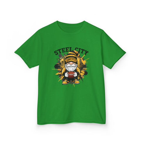 Steel City Gnome - Kids Graphic T-Shirt Kids Apparel - YinzerShop