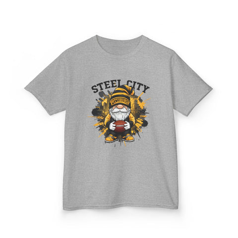 Steel City Gnome - Kids Graphic T-Shirt Kids Apparel - YinzerShop