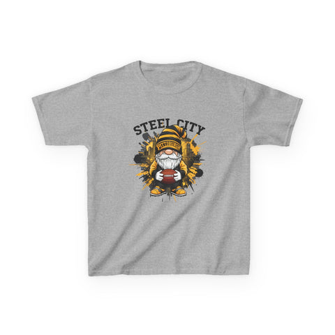 Steel City Gnome - Kids Graphic T-Shirt Kids Apparel - YinzerShop