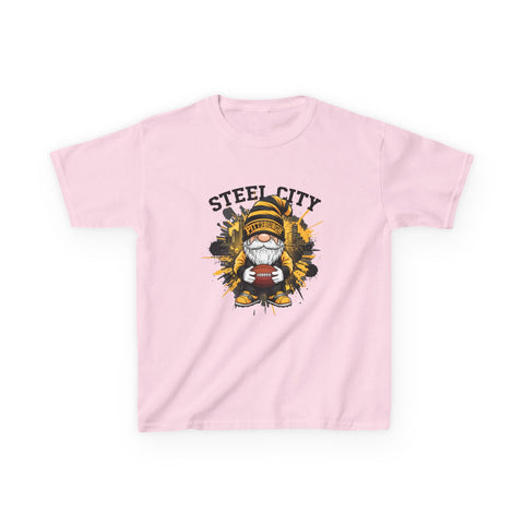 Steel City Gnome - Kids Graphic T-Shirt Kids Apparel - YinzerShop