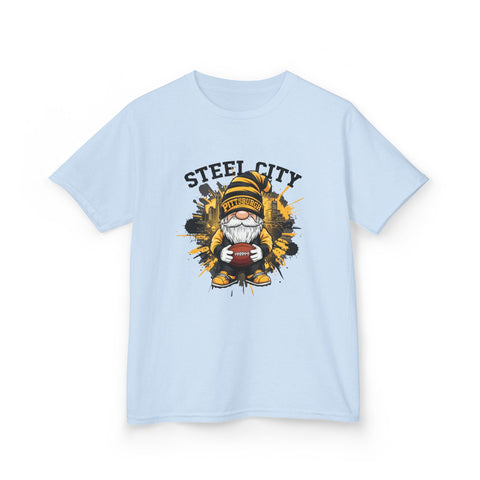 Steel City Gnome - Kids Graphic T-Shirt Kids Apparel - YinzerShop