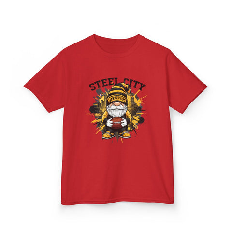 Steel City Gnome - Kids Graphic T-Shirt Kids Apparel - YinzerShop