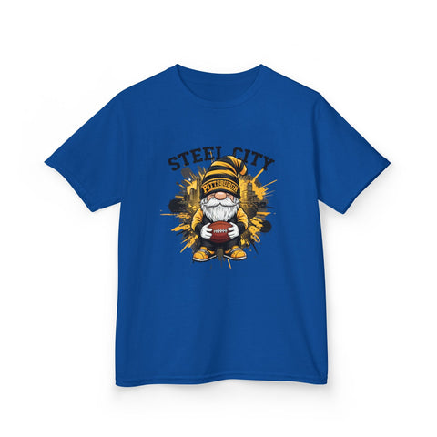 Steel City Gnome - Kids Graphic T-Shirt Kids Apparel - YinzerShop