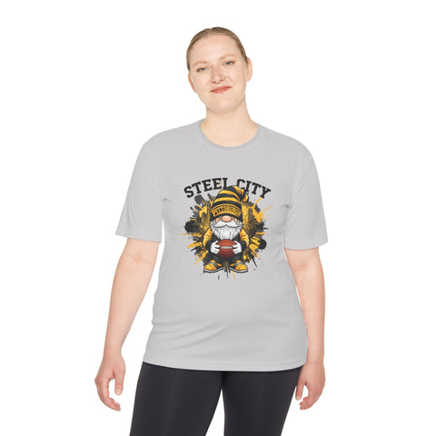Steel City Gnome - Sport-Tek Unisex Moisture Wicking Tee T-Shirt - YinzerShop