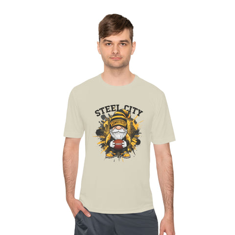Steel City Gnome - Sport-Tek Unisex Moisture Wicking Tee T-Shirt - YinzerShop