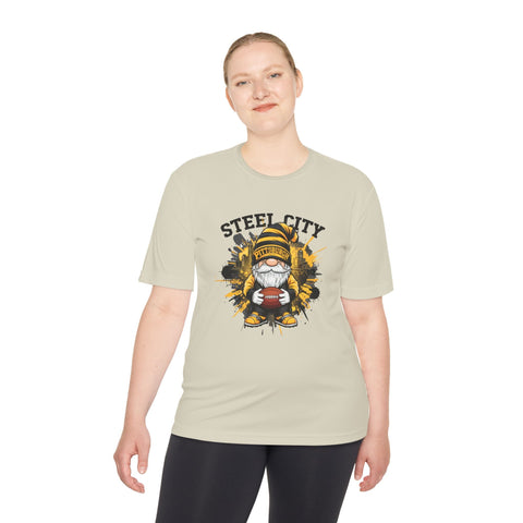 Steel City Gnome - Sport-Tek Unisex Moisture Wicking Tee T-Shirt - YinzerShop