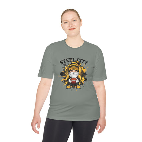 Steel City Gnome - Sport-Tek Unisex Moisture Wicking Tee T-Shirt - YinzerShop