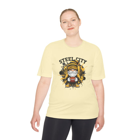 Steel City Gnome - Sport-Tek Unisex Moisture Wicking Tee T-Shirt - YinzerShop