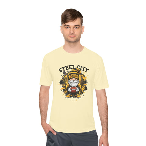 Steel City Gnome - Sport-Tek Unisex Moisture Wicking Tee T-Shirt - YinzerShop